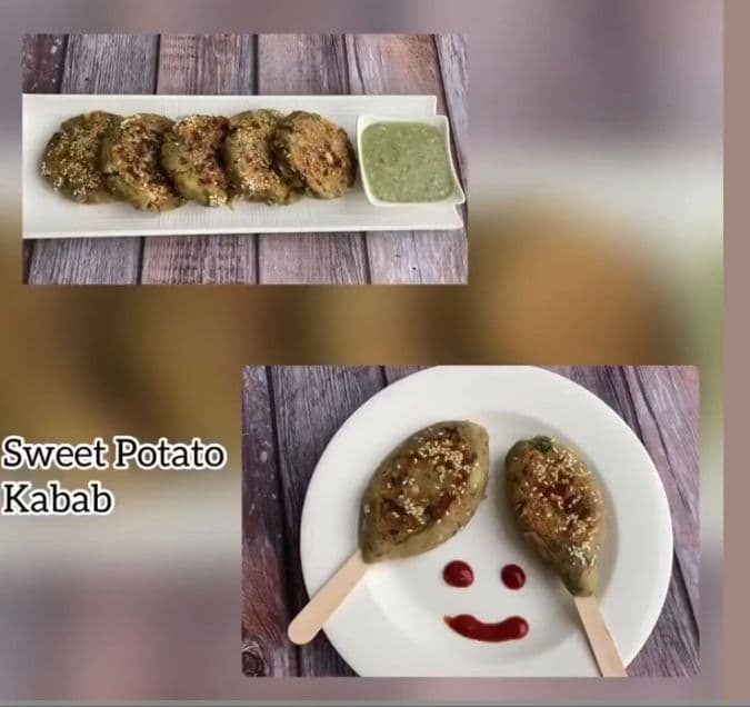 Sweet Potato Kabab recipe