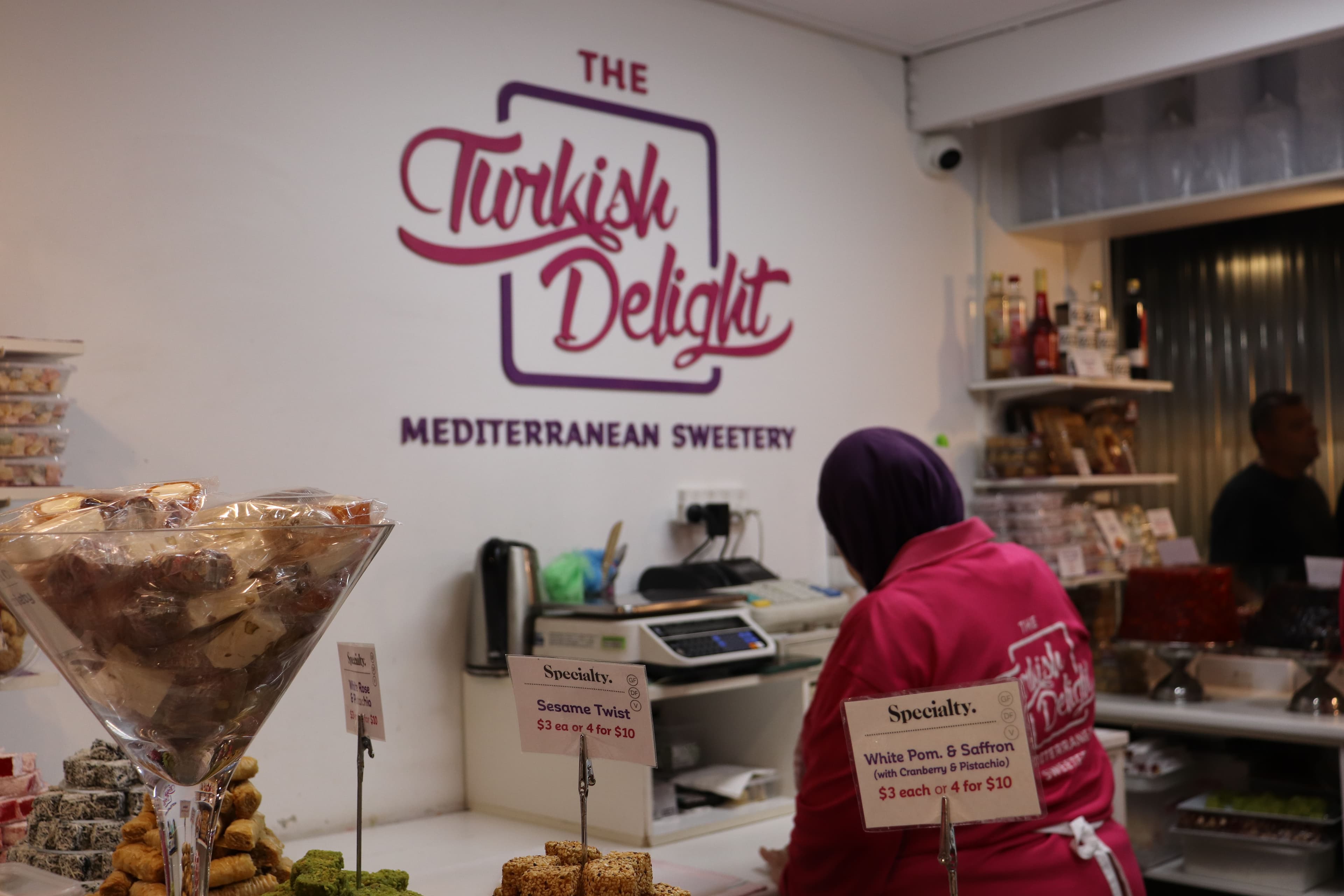 The Turkish Delight Mediterranean sweet shop in Adelaide