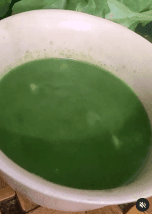 Palak Soup with Corn recipe