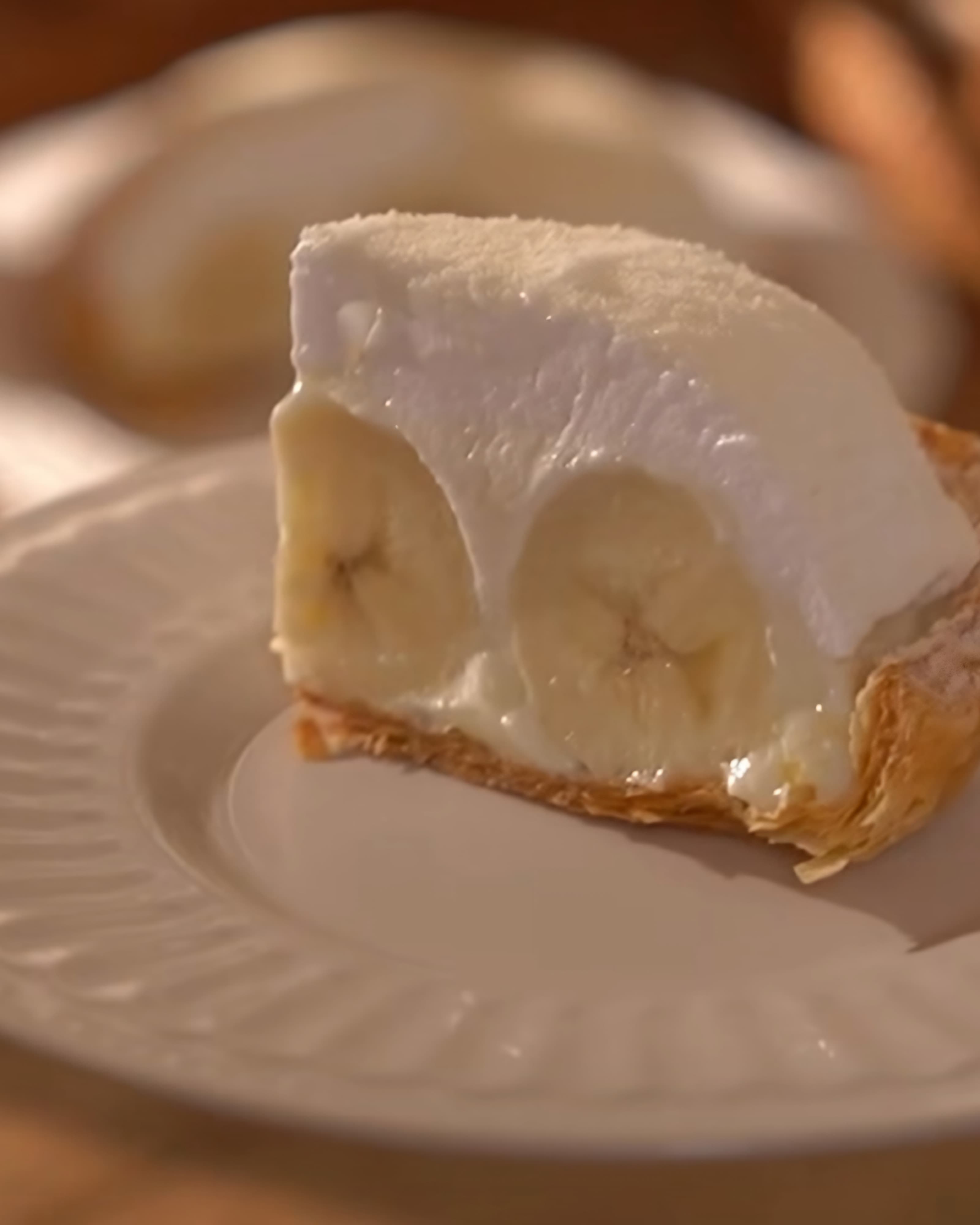 Banana Cream Pie with Homemade Puff Pastry recipe