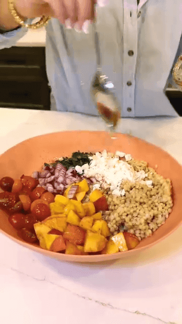 Vibrant Couscous Rainbow Salad recipe