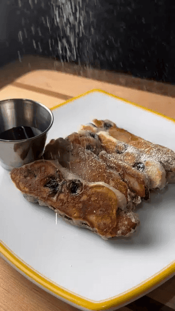 Blueberry Bacon Pancakes recipe