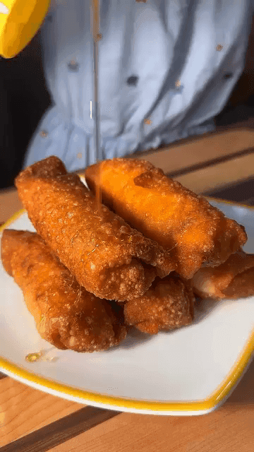 Honey Buffalo Chicken Egg Rolls recipe