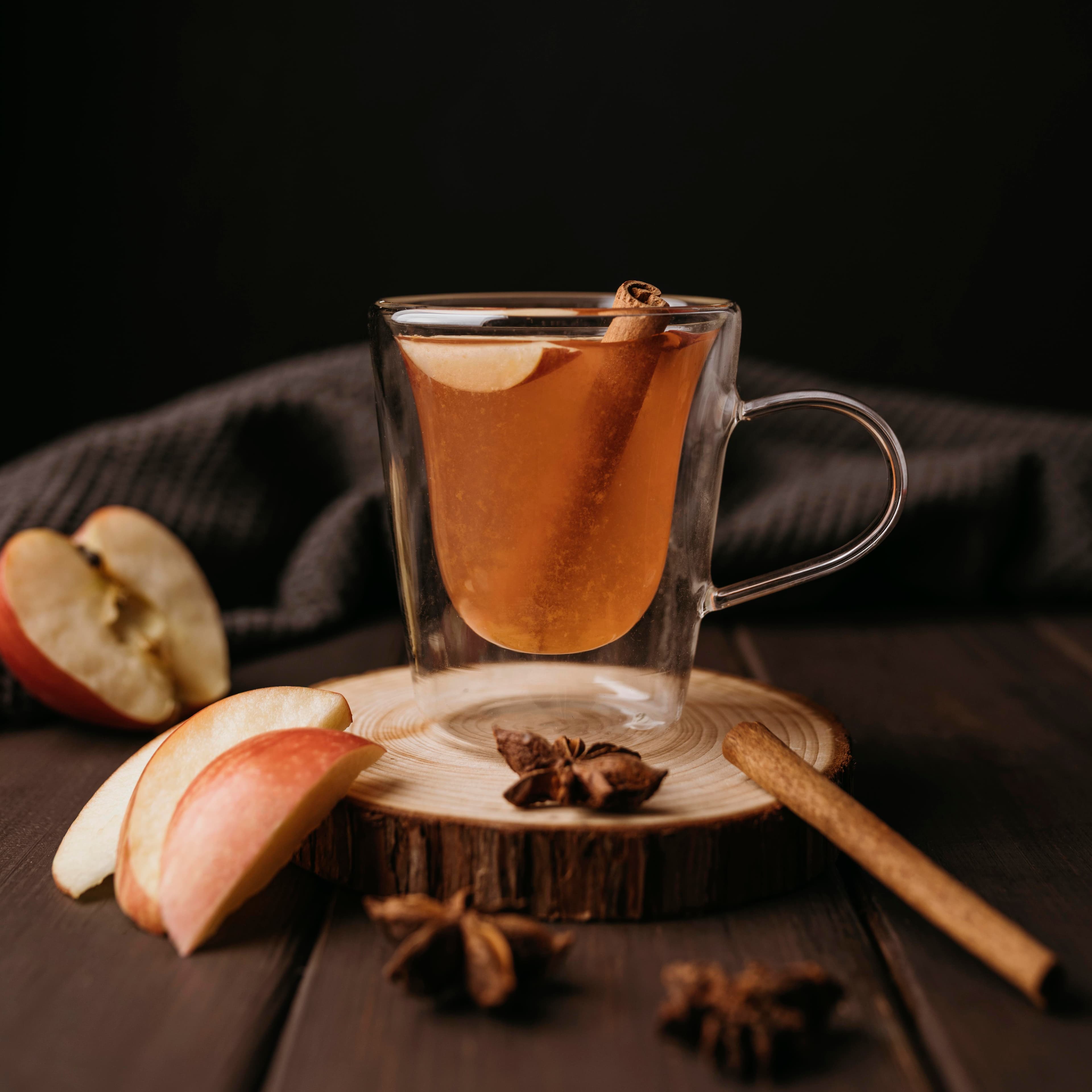 front-view-winter-hot-drink-glass-with-apple-cinnamon