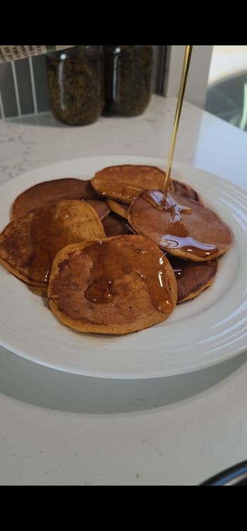 Sourdough Pumpkin Protein Pancakes recipe