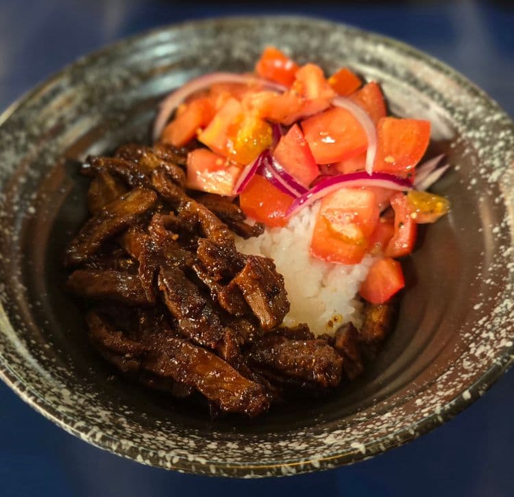 Vietnamese Shaking Beef & Sticky Rice recipe