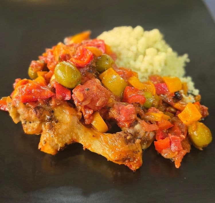 Chicken Cacciatore & Cous Cous recipe