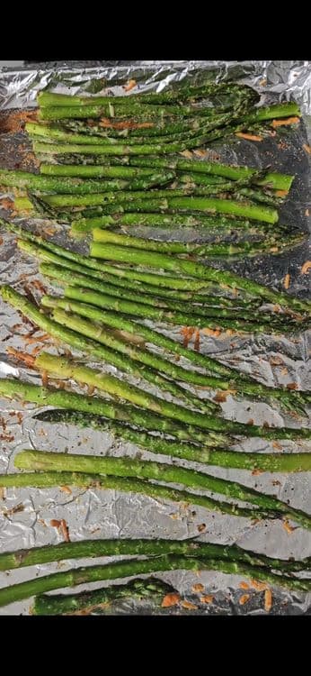 Roasted Asparagus with Lemon and Parmesan recipe