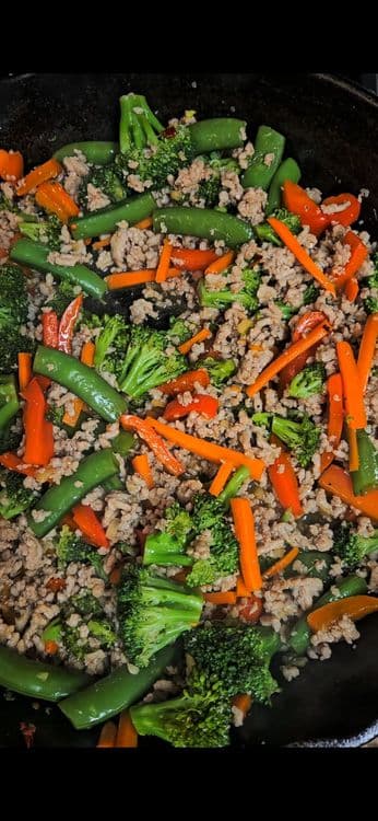 Ground Chicken Stir-Fry recipe