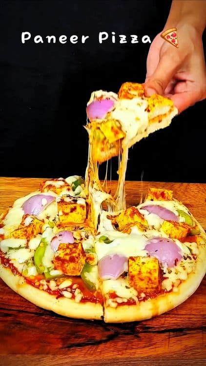 Paneer Pizza recipe