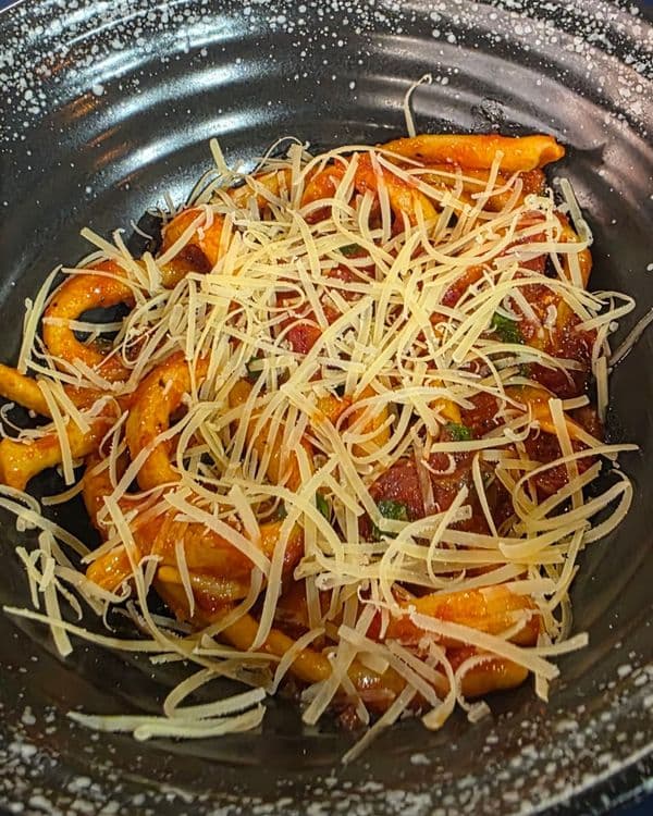 Tomato & Basil Pici Pasta recipe