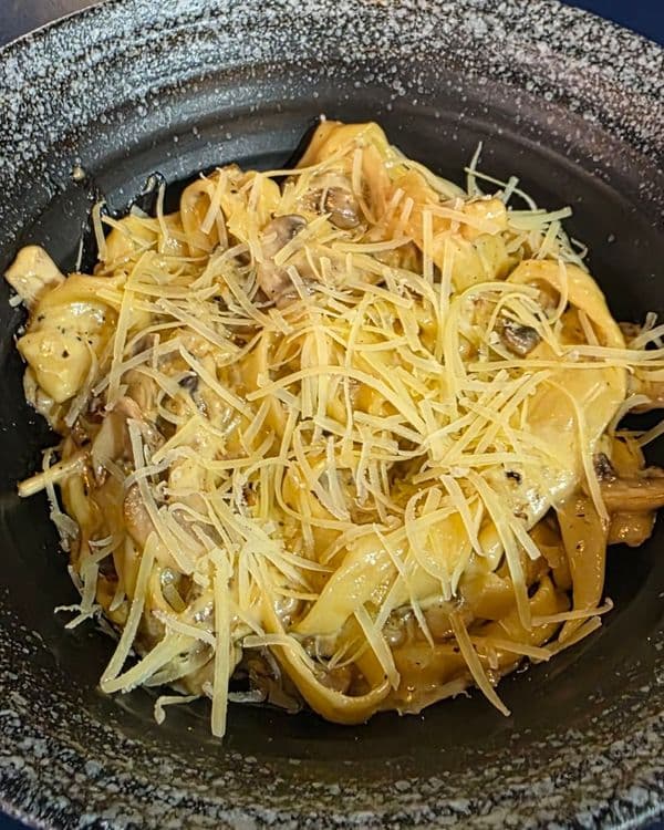 Creamy Mushroom Linguini recipe