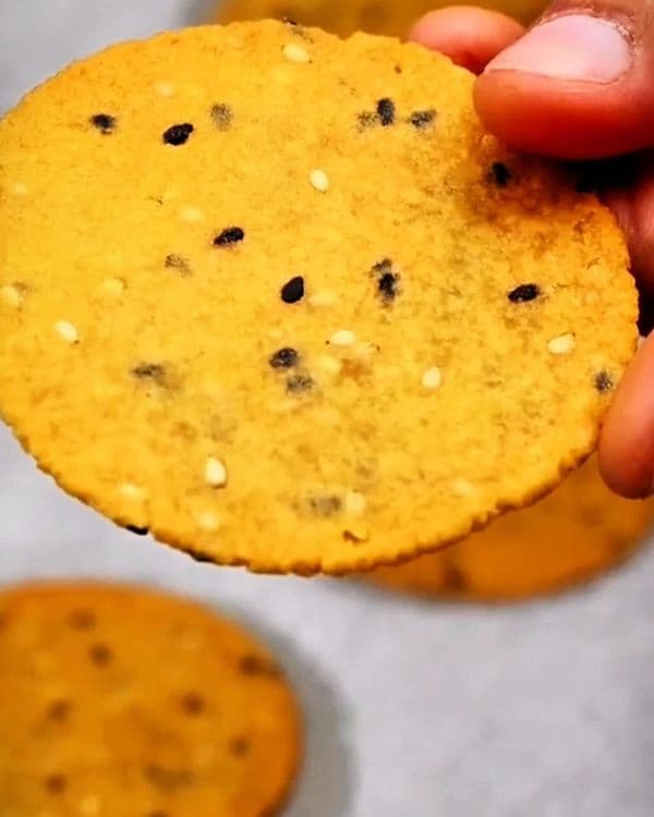 Crispy Sweet Potato Crackers recipe