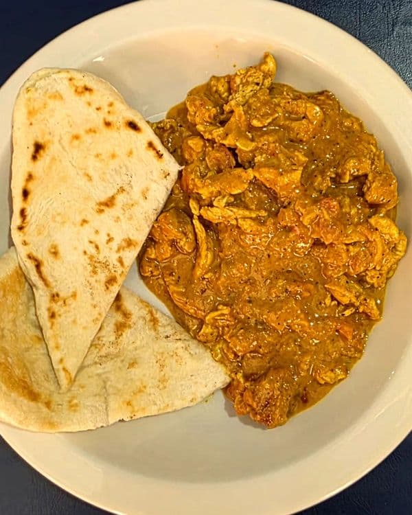 Butter Chicken & Naan Bread recipe