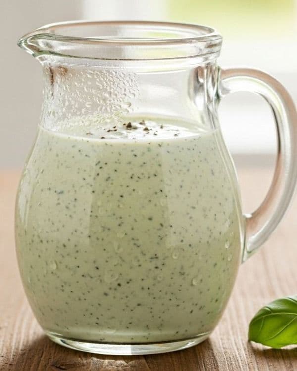 Basil Pesto Yoghurt Dressing recipe