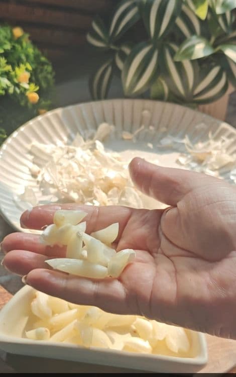 Garlic Peeling Hack recipe