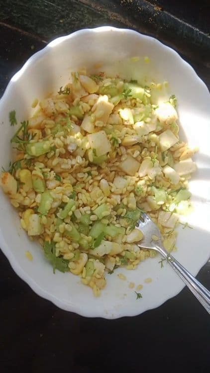 Yellow Split Lentil Salad recipe