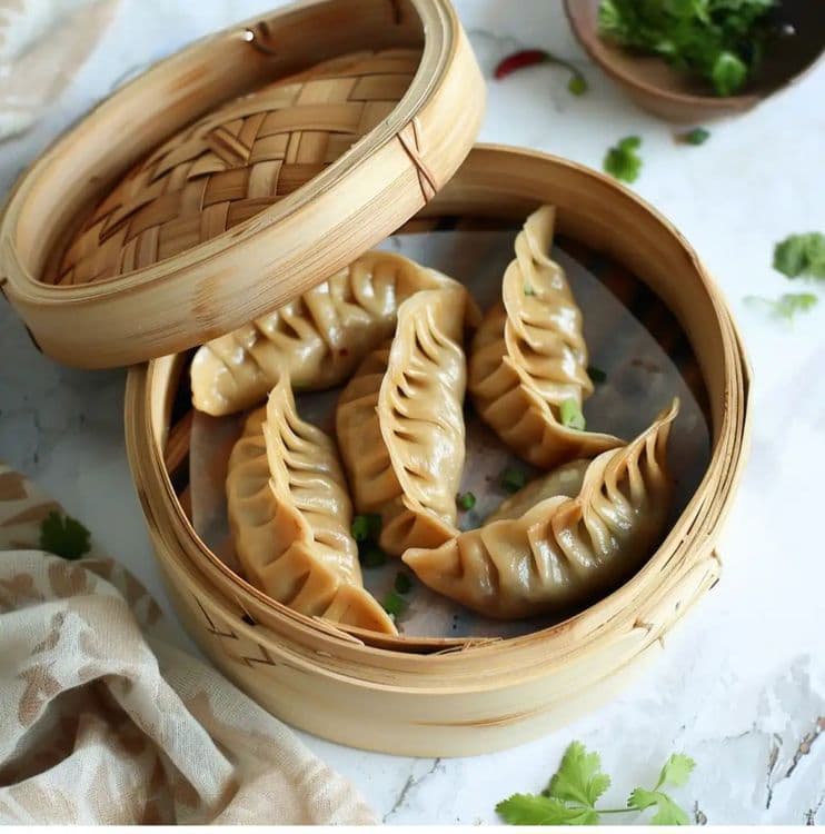 Chicken Steamed Momos recipe