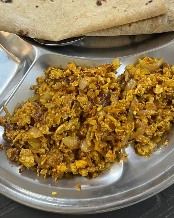 Granny's Scrambled Eggs (Egg Bhurji) recipe