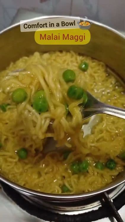Malai Maggi recipe