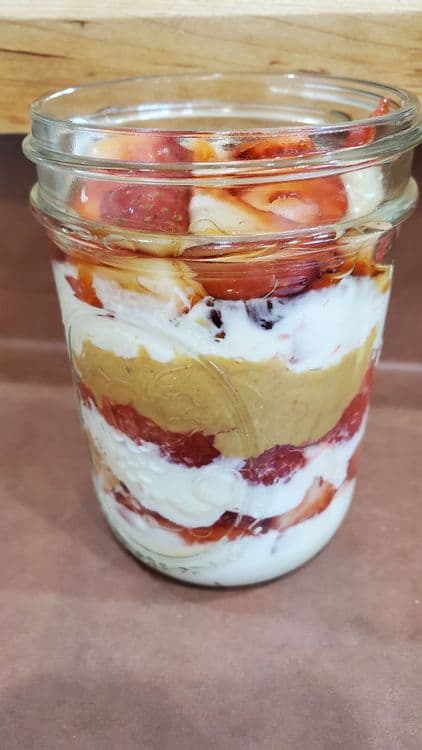 Berry Stacked Parfait recipe