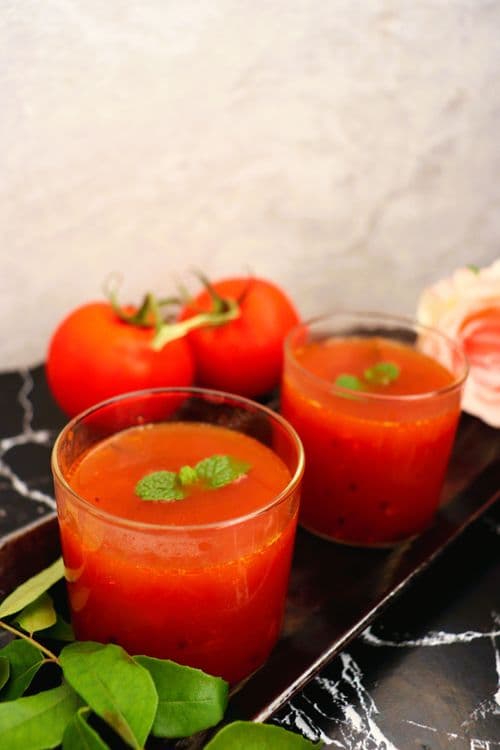 Tomato Rasam -Tangy & Light South Indian Soup  recipe