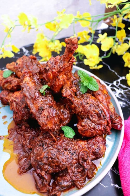 Spicy Masala Chicken Wings - No Grill, No Oven! recipe