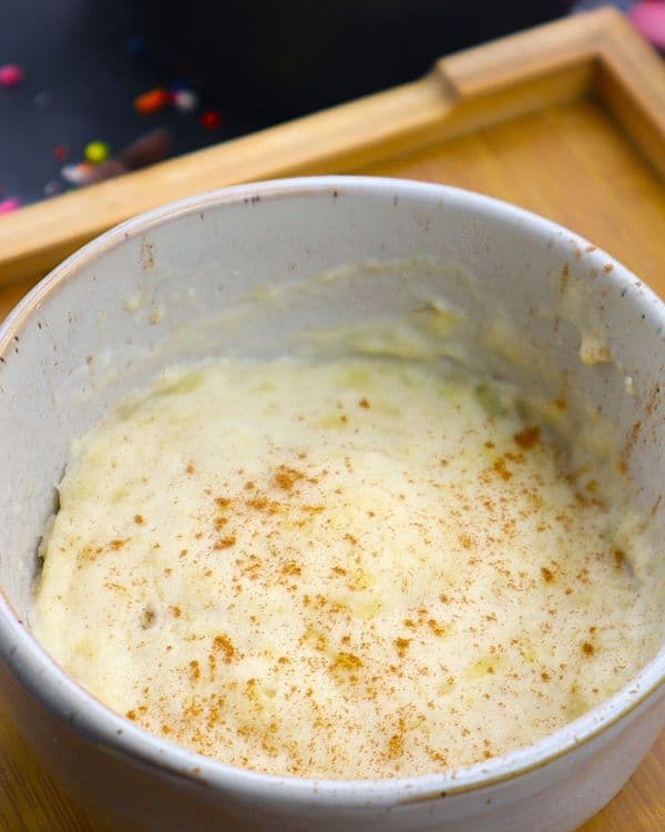 Fluffy 100-Calorie Vanilla Mug Cake recipe