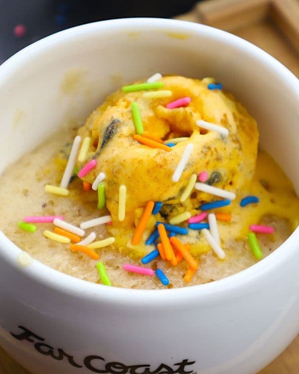 Quick Vanilla Spice Mug Cake recipe