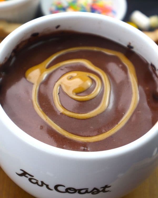 Chocolate Peanut Butter Swirl Mug Cake recipe