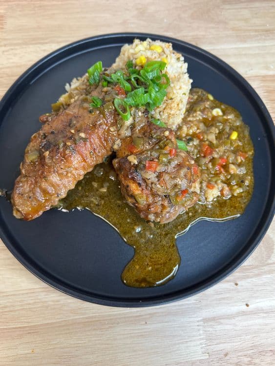 Smothered Turkey Wings recipe