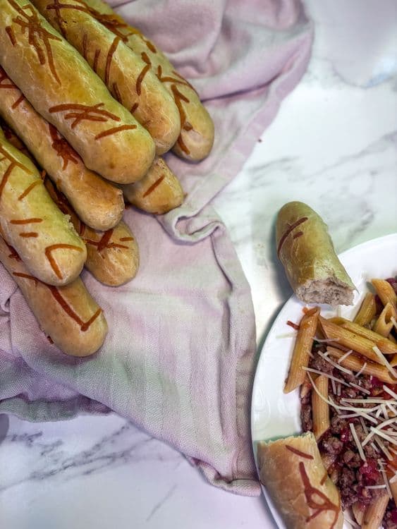 Soft Garlic Parmesan Sourdough Breadsticks recipe