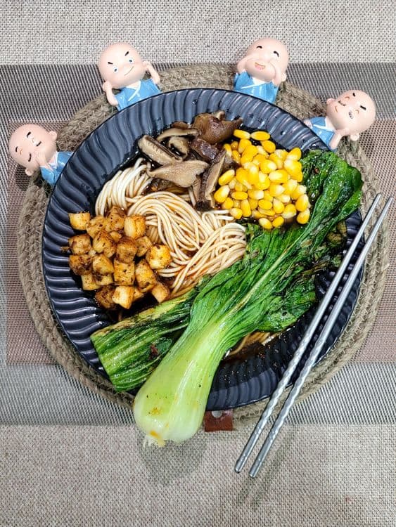 Vegetarian Ramen Bowl Recipe recipe