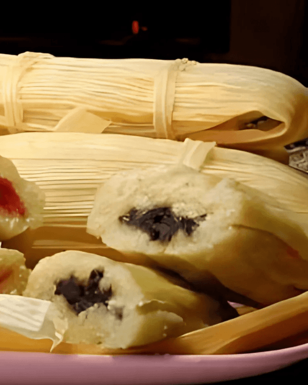 Strawberry and Chocolate Tamales recipe