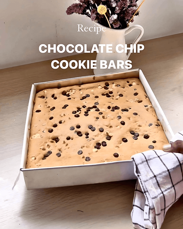 Chocolate Chip Cookie Bars recipe