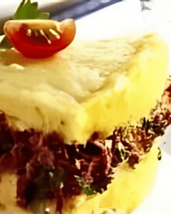 Cassava and Dried Meat Pie recipe