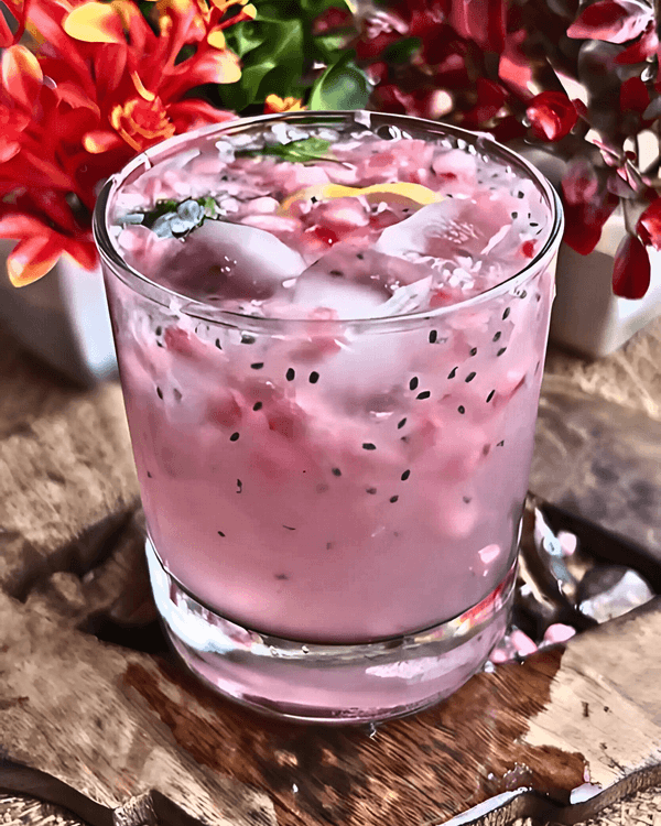 Minty Pom Pop Mocktail recipe