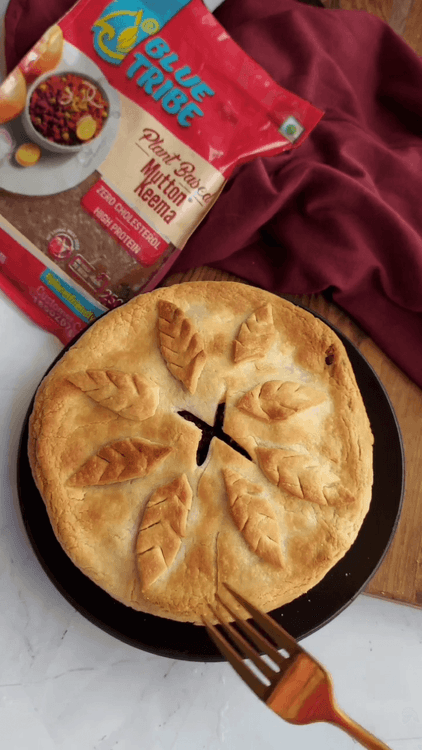 Plant-Based Mutton Keema Pastry recipe
