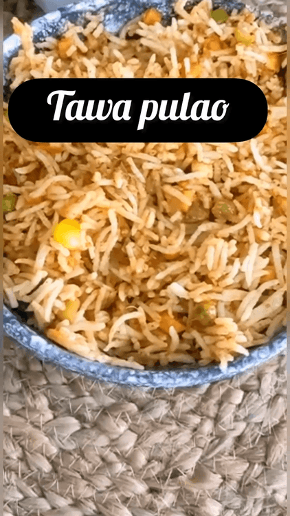 Tawa Pulao recipe