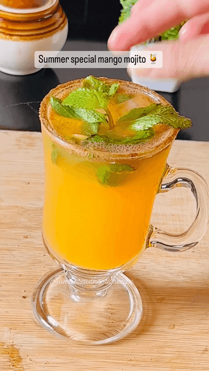 Summer Special Mango Mojito recipe