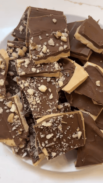 Holiday Toffee Bark recipe