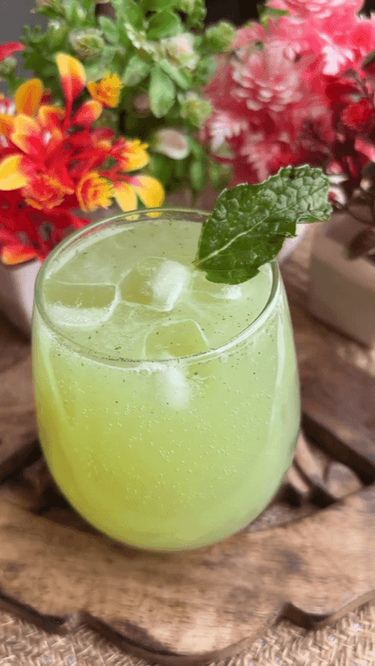 Minty Grape Fizz recipe