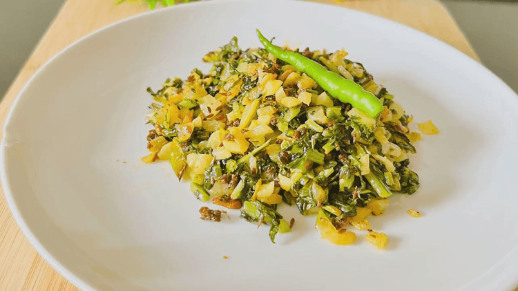 Quick Mooli ke Patte ki Sabzi recipe