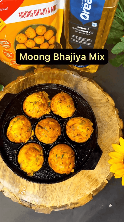 Veggie Appe with Moong Bhajiya Mix recipe