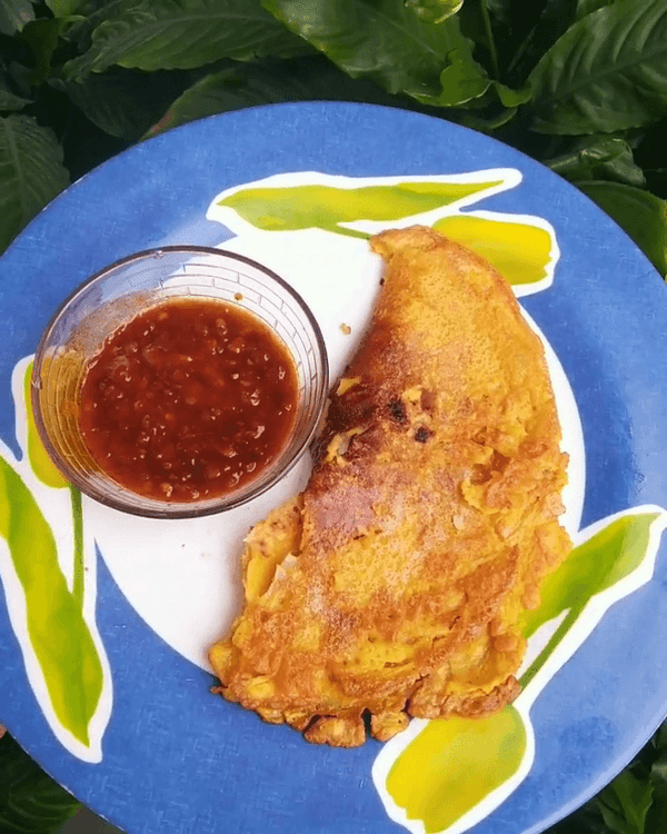 Veg Omelette (Besan Chilla) recipe