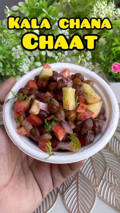 Kala Chana Chaat recipe