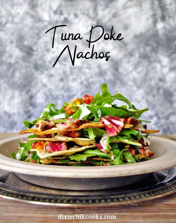 Tuna Poke Nachos recipe