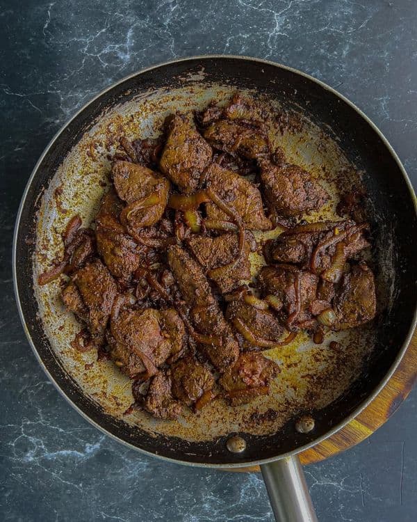 Simple Fried Ox Liver recipe