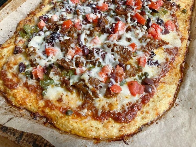 Cauliflower Pizza Crust recipe