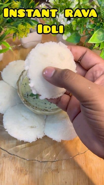 Instant Rava Idli recipe